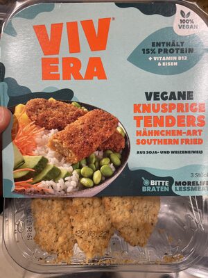 Vegane knusprige Tenders Hähnchen-Art