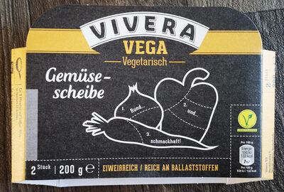 Vega Vegetarisch Gemüsescheibe front packaging