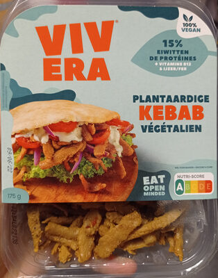 Kebab - végétalien plantaardige kebab front packaging