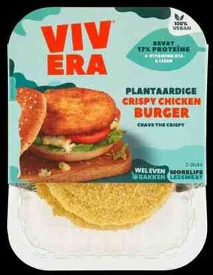 Plantaardige crispy chicken burger