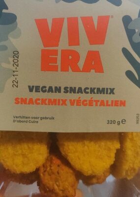 Vegan snackmix front packaging