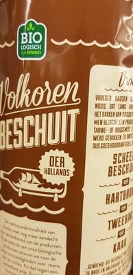 Volkoren beschuit front packaging
