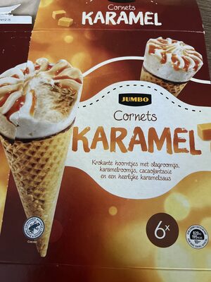 cornets karamel front packaging