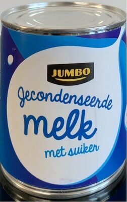 Gecondenseerde melk met suiker front packaging