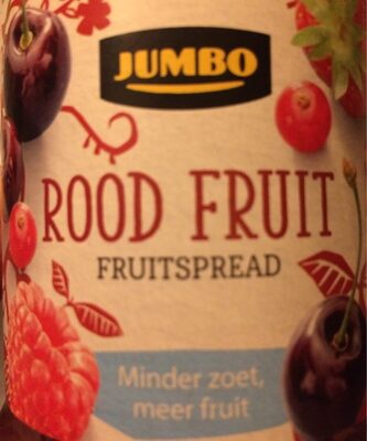 Rood fruit fruitspread