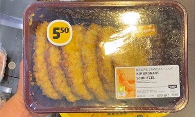 Kip krokant schnitzel