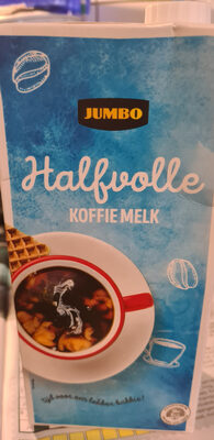 Halfvolle koffiemelk front packaging