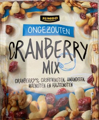 Cranberry mix front packaging