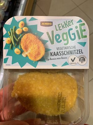 Vegetarische kaasschnitzel front packaging