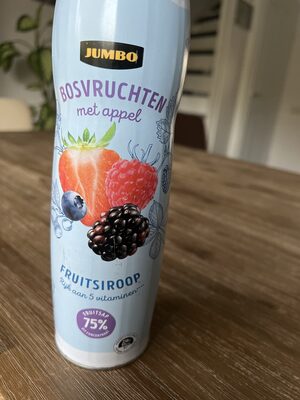 bosvruchten met appel fruitsiroop