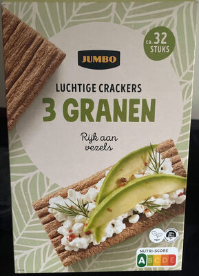 Luchtige crackers 3 granen