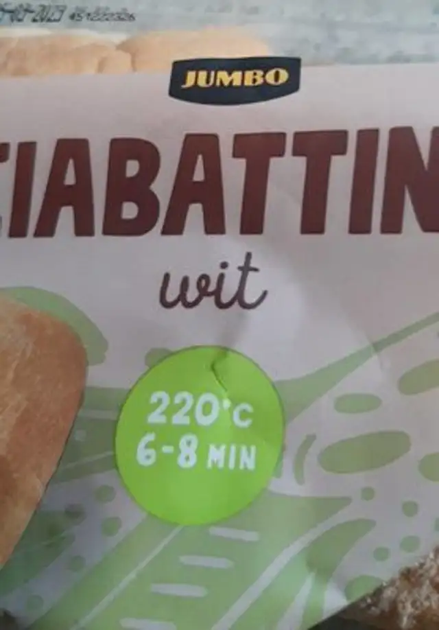 Ciabatta brood front packaging