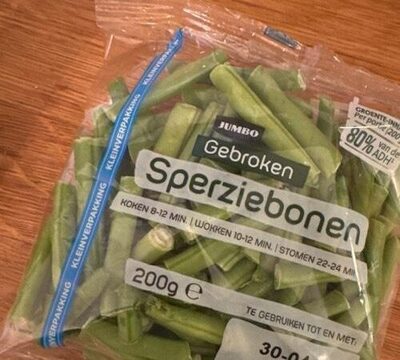 Gebroken sperziebonen kleine verpakking