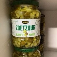 Blokjes augurk zoetzuur