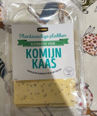 Plantaardige plakken alternatief voor komijnkaas