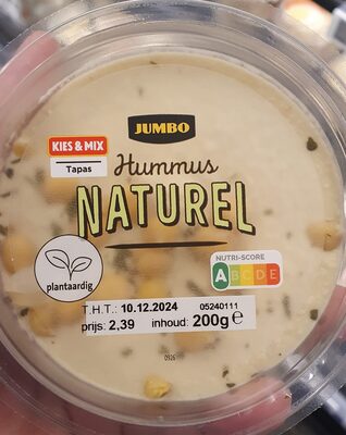 Hummus front packaging