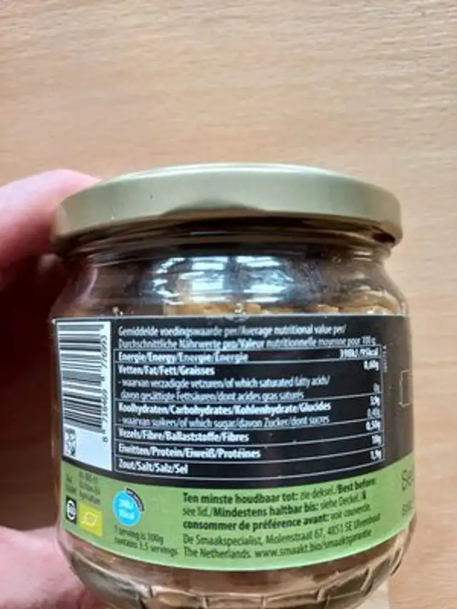 Spicy seitan nutrition facts table