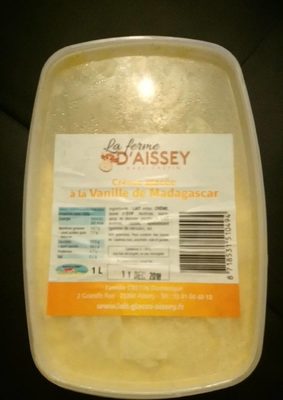 Crème glacée à la vanille de Madagascar