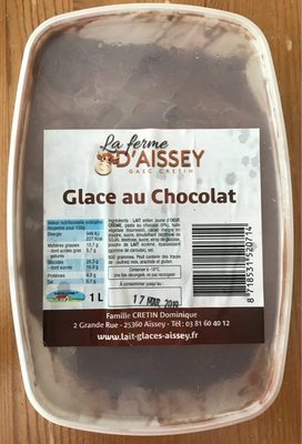 Glace au chocolat front packaging