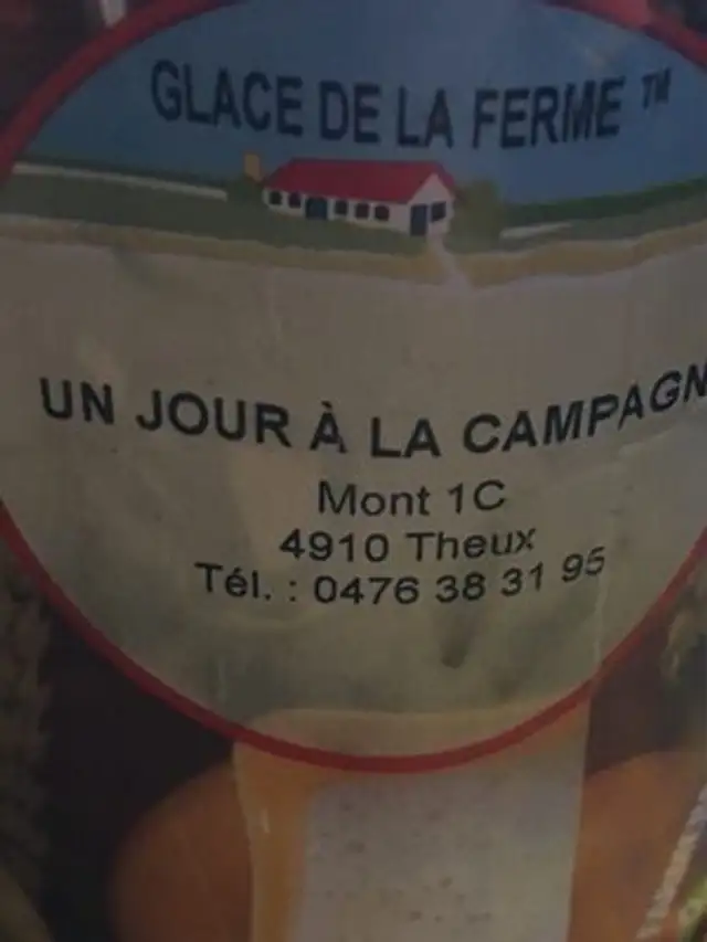 Glace de la ferme front packaging