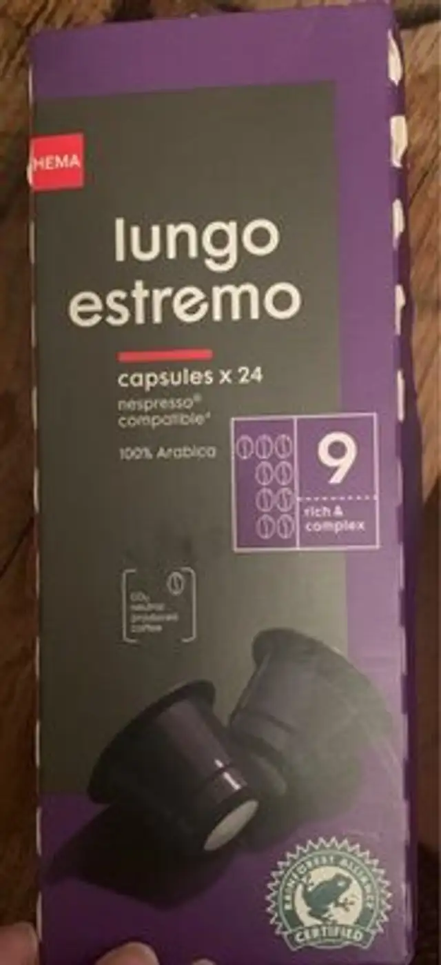 Lungo estremo front packaging