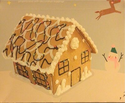 Gingerbread house front packaging