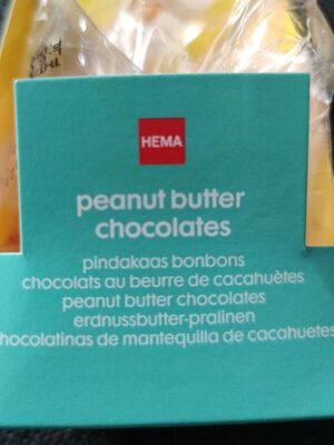 Peanut butter chocolates front packaging
