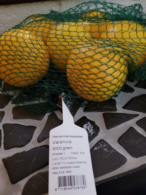 Perssinaasappelen Valencia front packaging