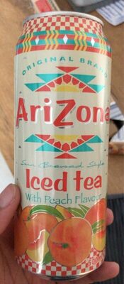 Iced tea With Peach Flavor