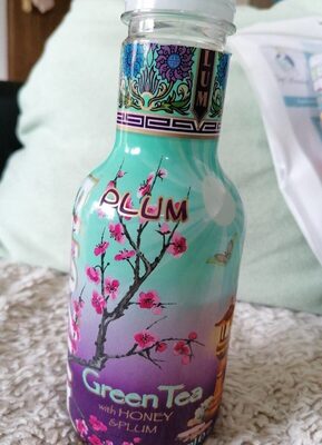green tea honey & plum front packaging