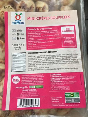 Mini crepes soufflées