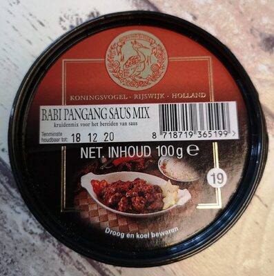 Babi pangang saus mix front packaging