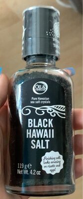 Svart Hawaii salt