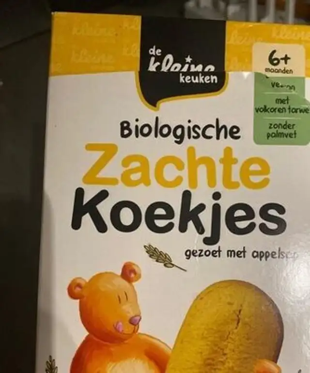 Zachte koekjes front packaging