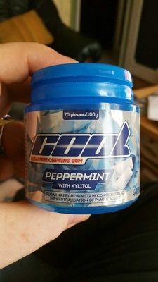 Cool sugarfree chewing gum