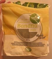 Fried sweetened banana chips