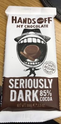 Seriously Dark 85% front packaging