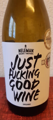 Just fucking good wine front packaging