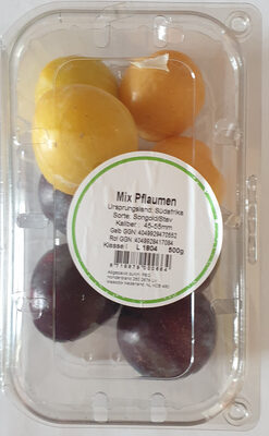 Mix Pflaumen, Sorten: Songold/Stav