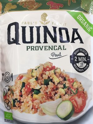 Paul's Finest Organic Quinoa, Provencal front packaging