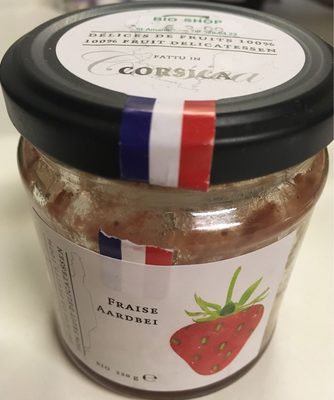 Confiture Fraise front packaging
