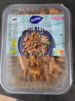 Marinierte Tofuwürfel Pikant