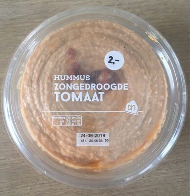 Hummus zongedroogde tomaat