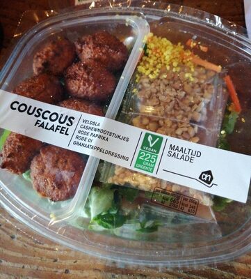 Couscous falafel maaltijdsalade