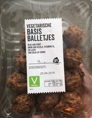 Vegetarische basis balletjes front packaging