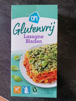 Lasagnebladen vrij van gluten