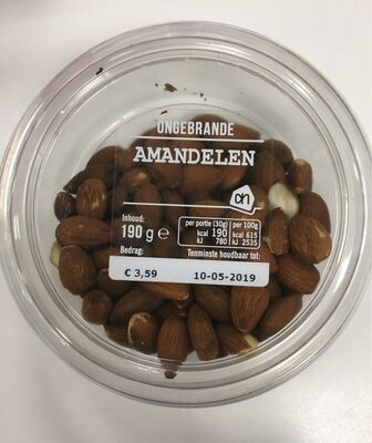Ongebrande amandelen