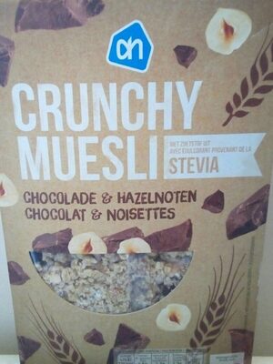 Crunchy muesli stevia chocolade & hazelnoten