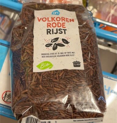 Volkoren rode rijst front packaging
