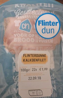 Flinterdunne kalkoenfilet